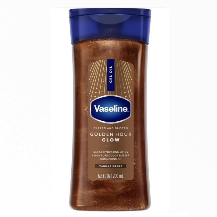روغن بدن شاین دار golden hour glow وازلین