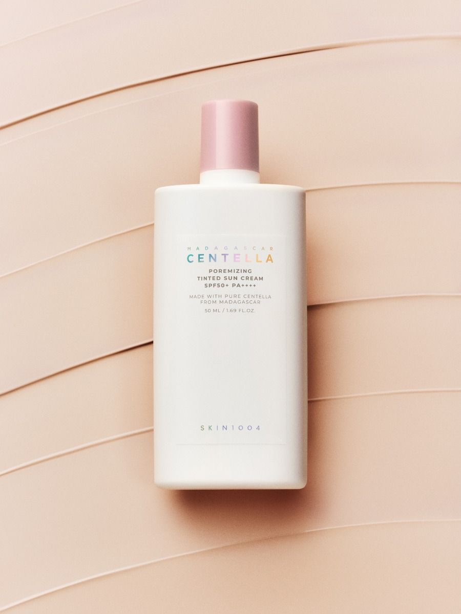 تینت ضد آفتاب رنگی و پرایمری کنترل منافذ سنتلا SKIN1004 | بررسی + خرید
