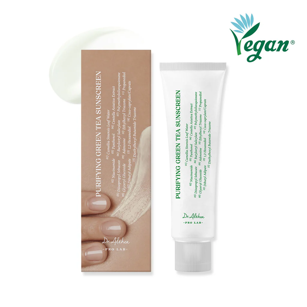 ضد آفتاب پاک کننده چای سبز دکتر آلتیا