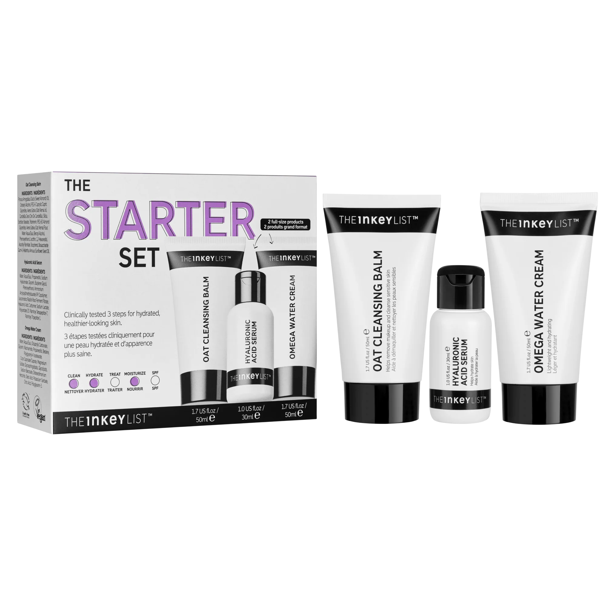 پک استارتر ست روتین پوستی اینکی لیست