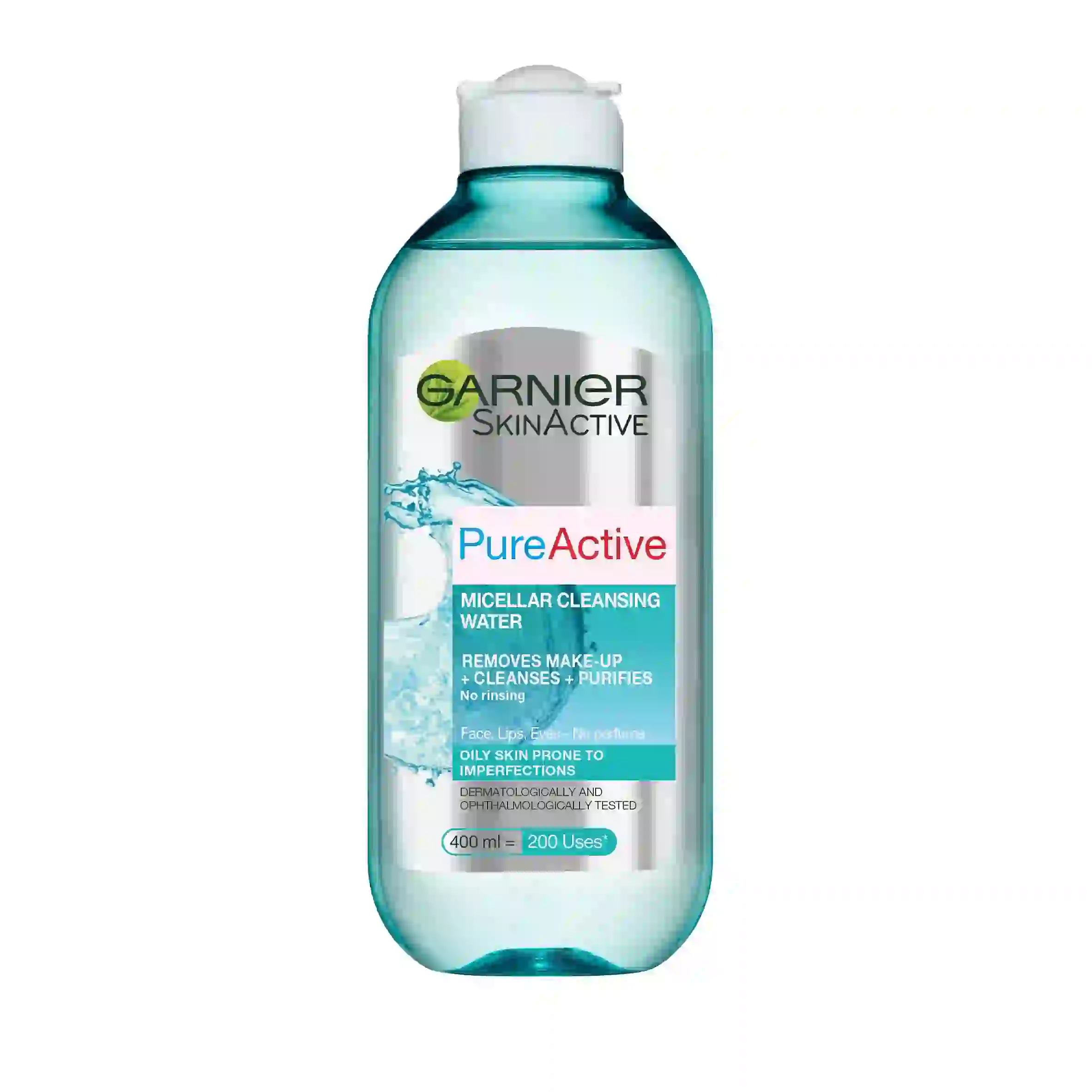 میسلار واتر کنترل منافذ و پاکسازی عمقی Pure Active گارنیر
